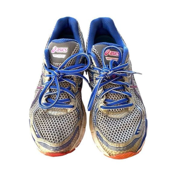 ASICS Gel GT1000 DUOMAX Women Running Shoes Metallic Blue Grey Pink Size 9 SPEVA - Picture 9 of 9